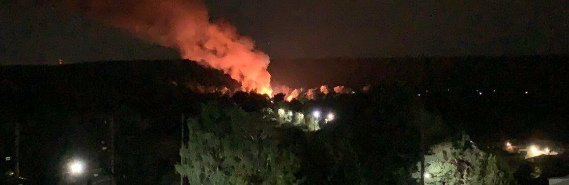 Крупный пожар в Дергачевском районе Крупный пожар в Дергачевском районе, Вадим Регер